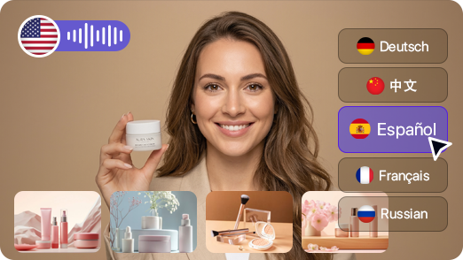 E-commerce multi-language product demo
